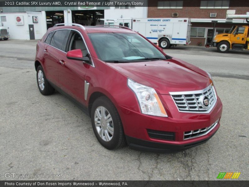 Crystal Red Tintcoat / Light Titanium/Ebony 2013 Cadillac SRX Luxury AWD