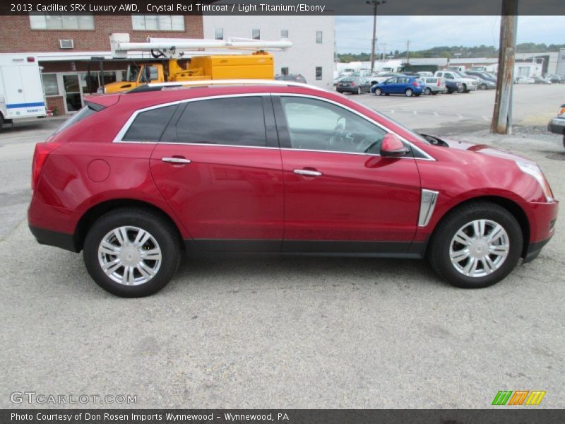 Crystal Red Tintcoat / Light Titanium/Ebony 2013 Cadillac SRX Luxury AWD