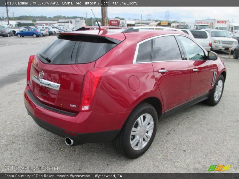 Crystal Red Tintcoat / Light Titanium/Ebony 2013 Cadillac SRX Luxury AWD