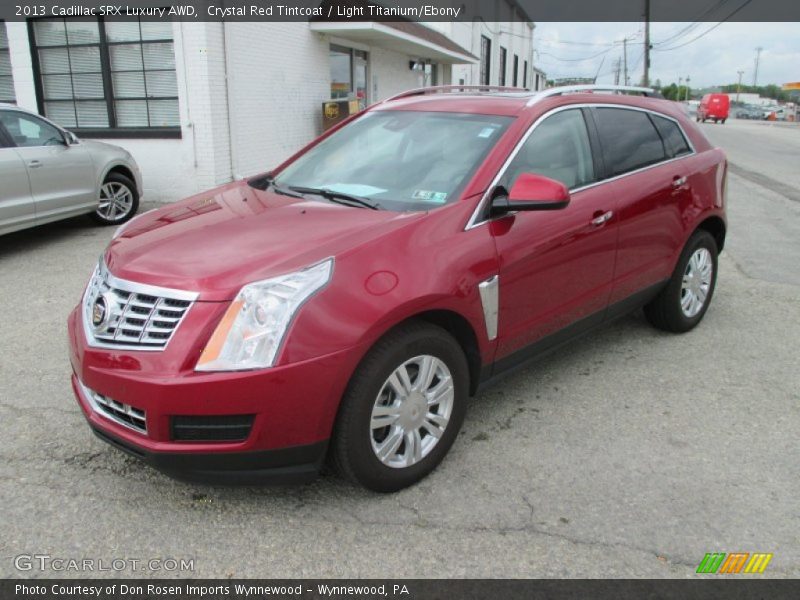 Crystal Red Tintcoat / Light Titanium/Ebony 2013 Cadillac SRX Luxury AWD