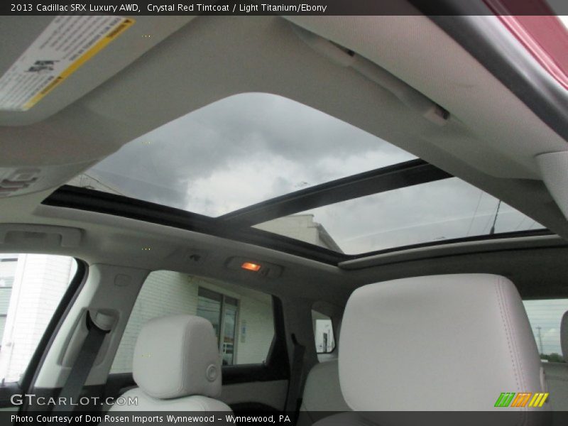 Crystal Red Tintcoat / Light Titanium/Ebony 2013 Cadillac SRX Luxury AWD
