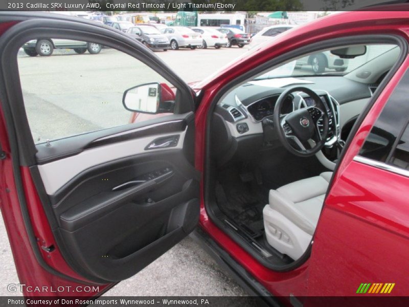 Crystal Red Tintcoat / Light Titanium/Ebony 2013 Cadillac SRX Luxury AWD