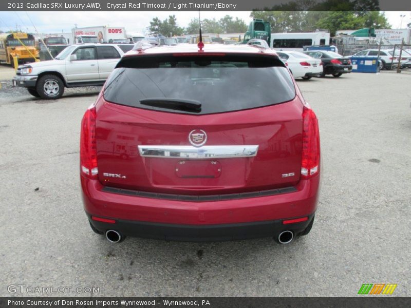 Crystal Red Tintcoat / Light Titanium/Ebony 2013 Cadillac SRX Luxury AWD