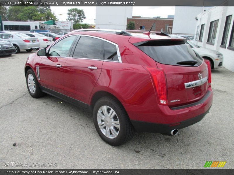 Crystal Red Tintcoat / Light Titanium/Ebony 2013 Cadillac SRX Luxury AWD