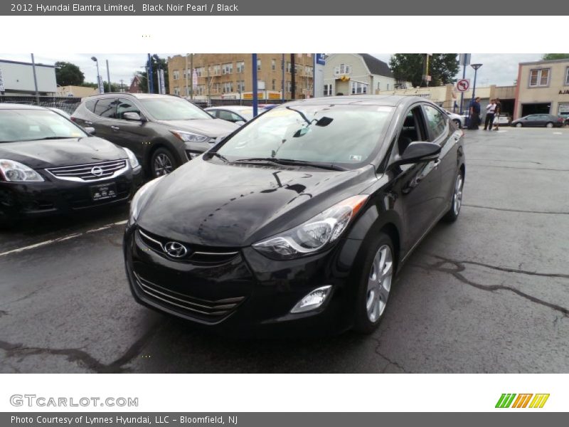 Black Noir Pearl / Black 2012 Hyundai Elantra Limited