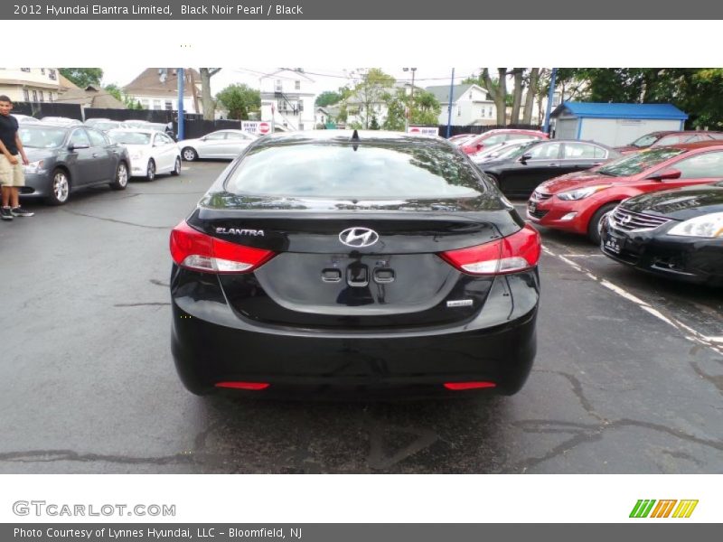 Black Noir Pearl / Black 2012 Hyundai Elantra Limited