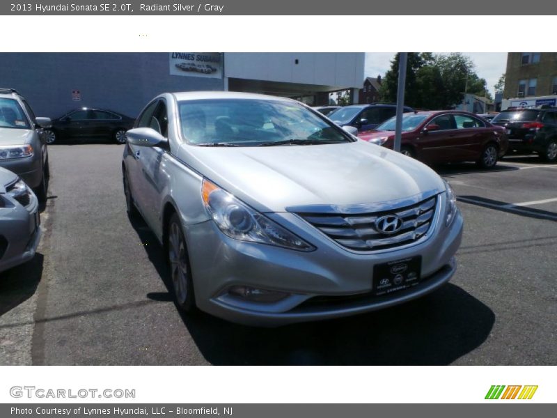 Radiant Silver / Gray 2013 Hyundai Sonata SE 2.0T