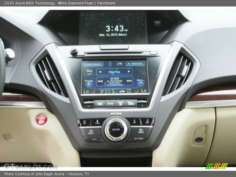 White Diamond Pearl / Parchment 2016 Acura MDX Technology