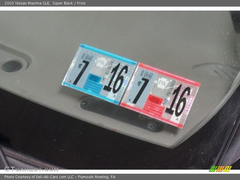 Super Black / Frost 2003 Nissan Maxima GLE