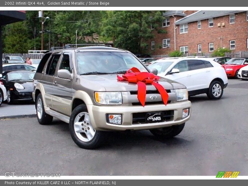 Golden Sand Metallic / Stone Beige 2002 Infiniti QX4 4x4