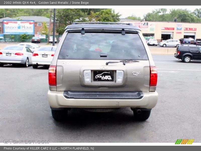 Golden Sand Metallic / Stone Beige 2002 Infiniti QX4 4x4