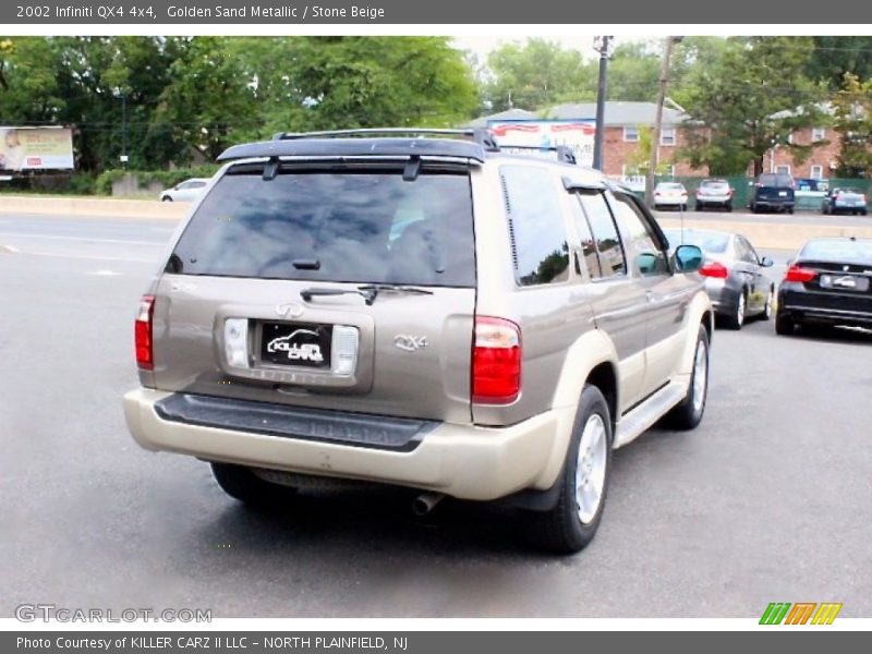 Golden Sand Metallic / Stone Beige 2002 Infiniti QX4 4x4