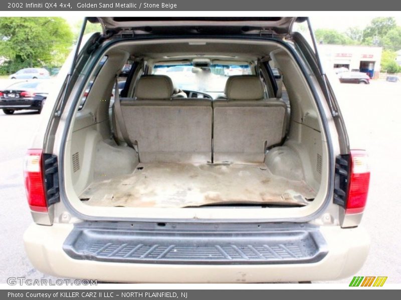 Golden Sand Metallic / Stone Beige 2002 Infiniti QX4 4x4