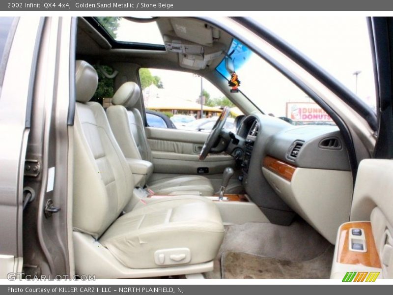 Golden Sand Metallic / Stone Beige 2002 Infiniti QX4 4x4