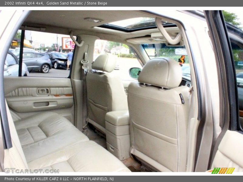 Golden Sand Metallic / Stone Beige 2002 Infiniti QX4 4x4