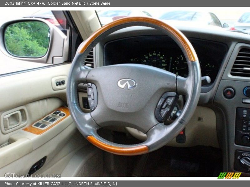 Golden Sand Metallic / Stone Beige 2002 Infiniti QX4 4x4
