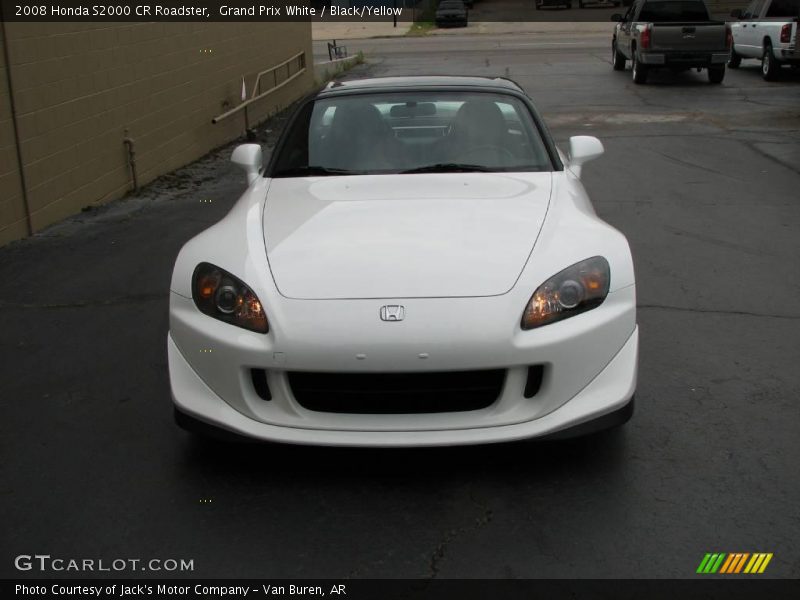 Grand Prix White / Black/Yellow 2008 Honda S2000 CR Roadster