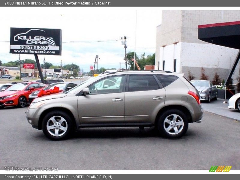 Polished Pewter Metallic / Cabernet 2003 Nissan Murano SL