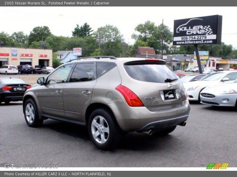 Polished Pewter Metallic / Cabernet 2003 Nissan Murano SL