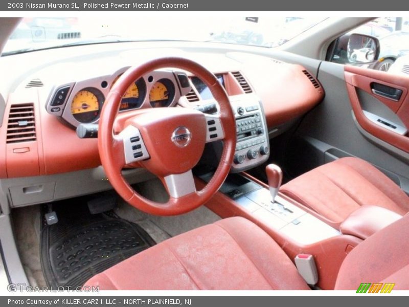 Polished Pewter Metallic / Cabernet 2003 Nissan Murano SL