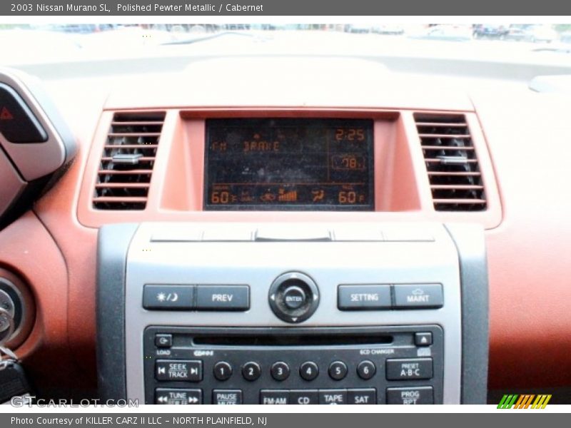 Polished Pewter Metallic / Cabernet 2003 Nissan Murano SL