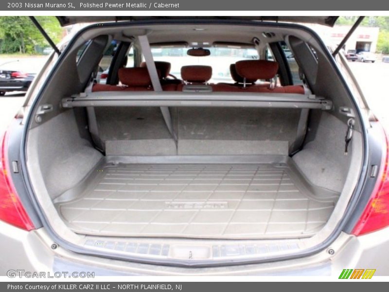 Polished Pewter Metallic / Cabernet 2003 Nissan Murano SL