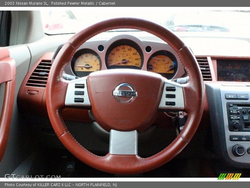 Polished Pewter Metallic / Cabernet 2003 Nissan Murano SL