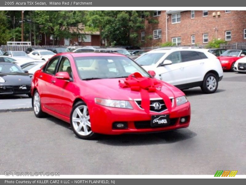 Milano Red / Parchment 2005 Acura TSX Sedan