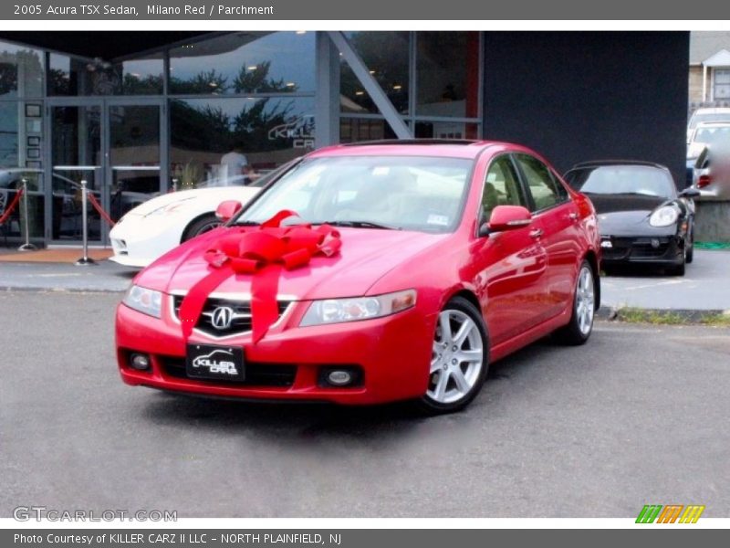 Milano Red / Parchment 2005 Acura TSX Sedan
