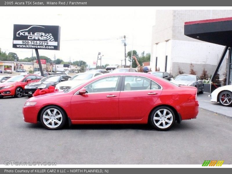 Milano Red / Parchment 2005 Acura TSX Sedan