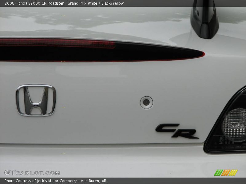 Grand Prix White / Black/Yellow 2008 Honda S2000 CR Roadster