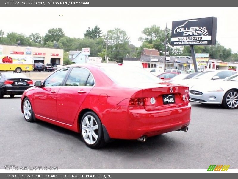Milano Red / Parchment 2005 Acura TSX Sedan