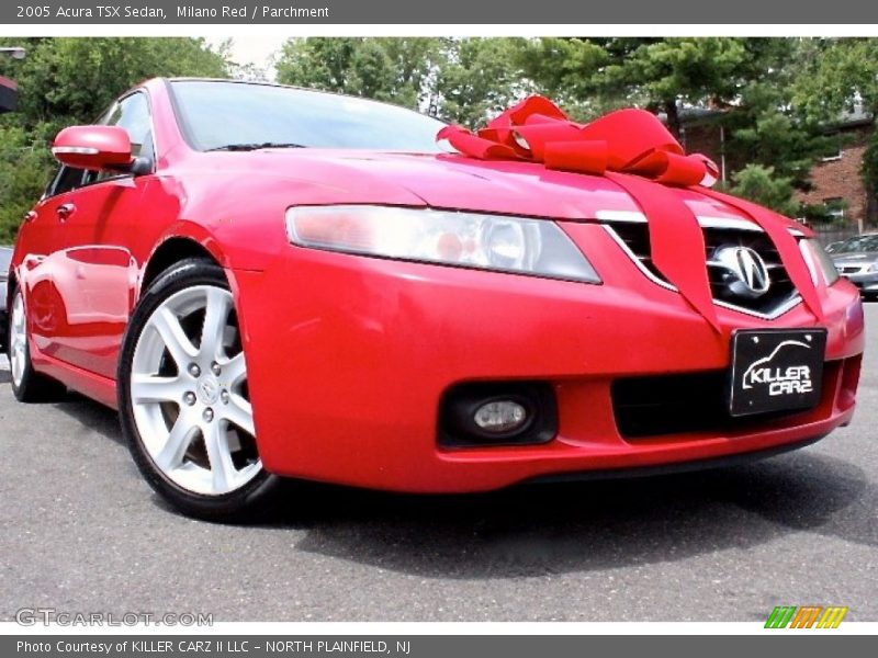 Milano Red / Parchment 2005 Acura TSX Sedan
