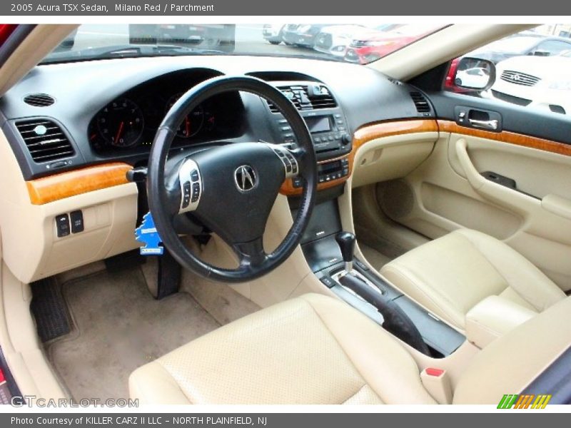 Milano Red / Parchment 2005 Acura TSX Sedan