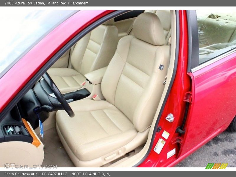 Milano Red / Parchment 2005 Acura TSX Sedan