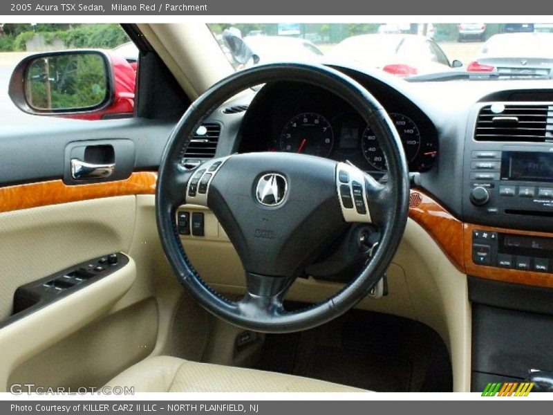Milano Red / Parchment 2005 Acura TSX Sedan