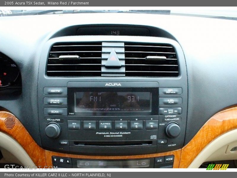 Milano Red / Parchment 2005 Acura TSX Sedan