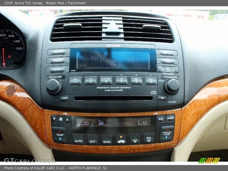 Milano Red / Parchment 2005 Acura TSX Sedan