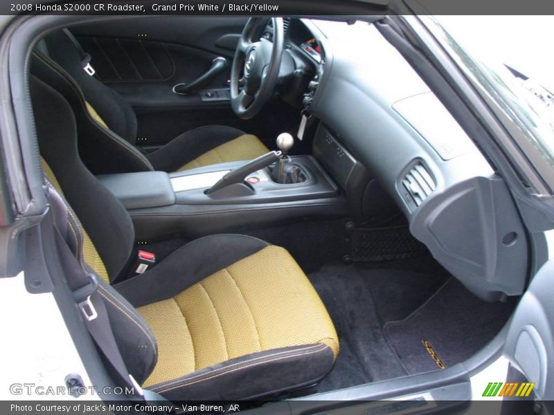 Grand Prix White / Black/Yellow 2008 Honda S2000 CR Roadster