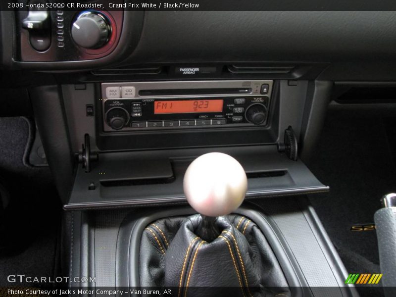 Grand Prix White / Black/Yellow 2008 Honda S2000 CR Roadster