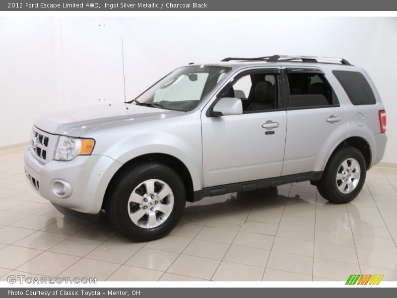 Ingot Silver Metallic / Charcoal Black 2012 Ford Escape Limited 4WD