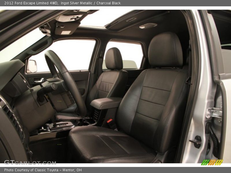 Ingot Silver Metallic / Charcoal Black 2012 Ford Escape Limited 4WD