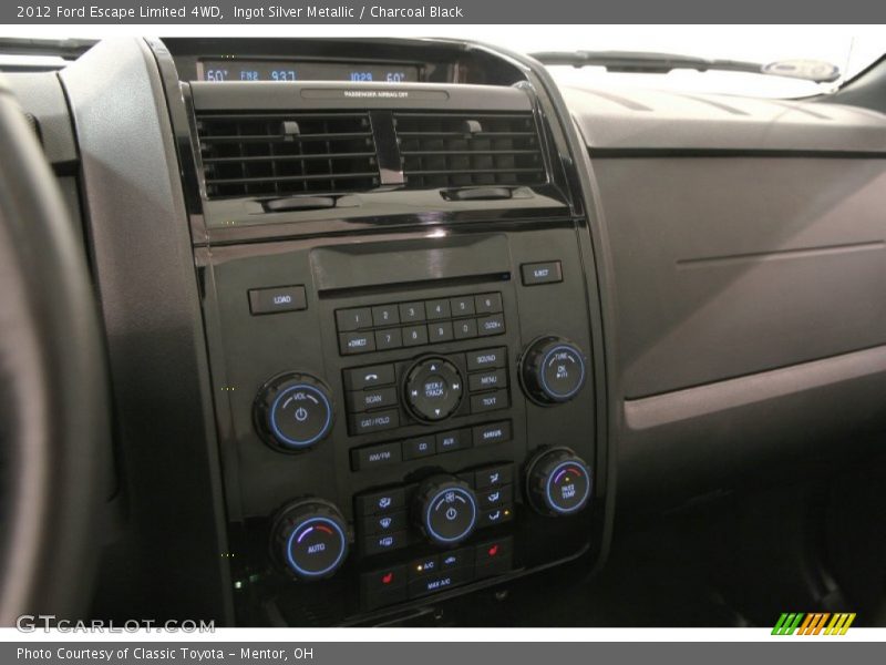 Ingot Silver Metallic / Charcoal Black 2012 Ford Escape Limited 4WD