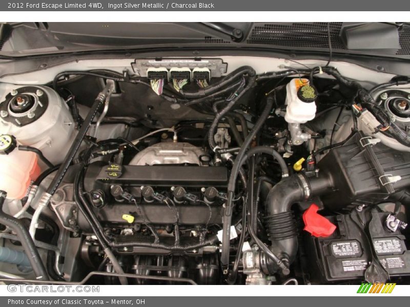 Ingot Silver Metallic / Charcoal Black 2012 Ford Escape Limited 4WD