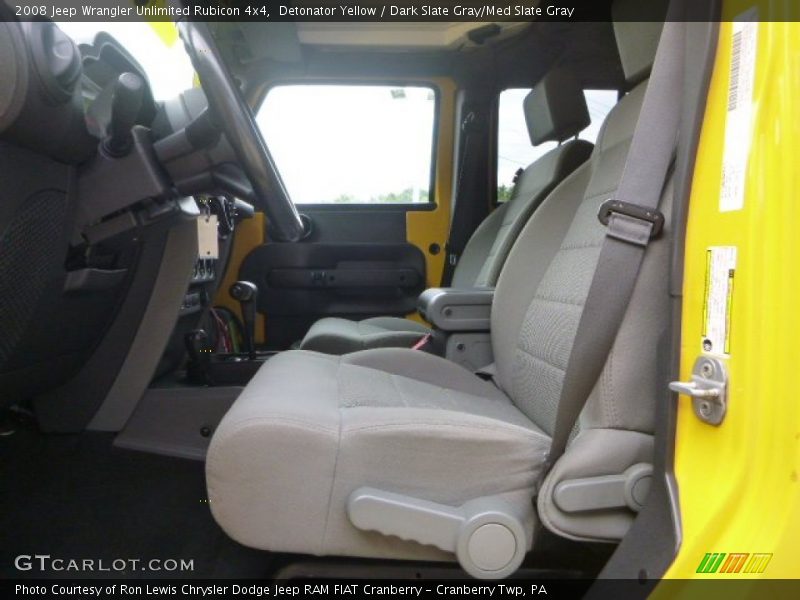 Detonator Yellow / Dark Slate Gray/Med Slate Gray 2008 Jeep Wrangler Unlimited Rubicon 4x4