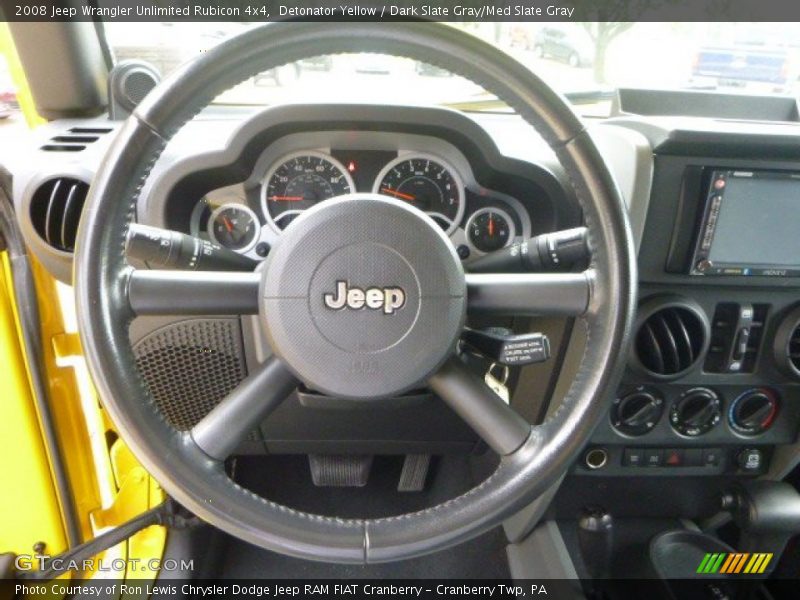 Detonator Yellow / Dark Slate Gray/Med Slate Gray 2008 Jeep Wrangler Unlimited Rubicon 4x4