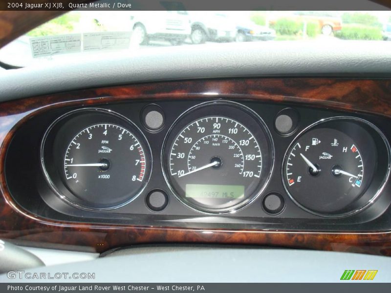 Quartz Metallic / Dove 2004 Jaguar XJ XJ8