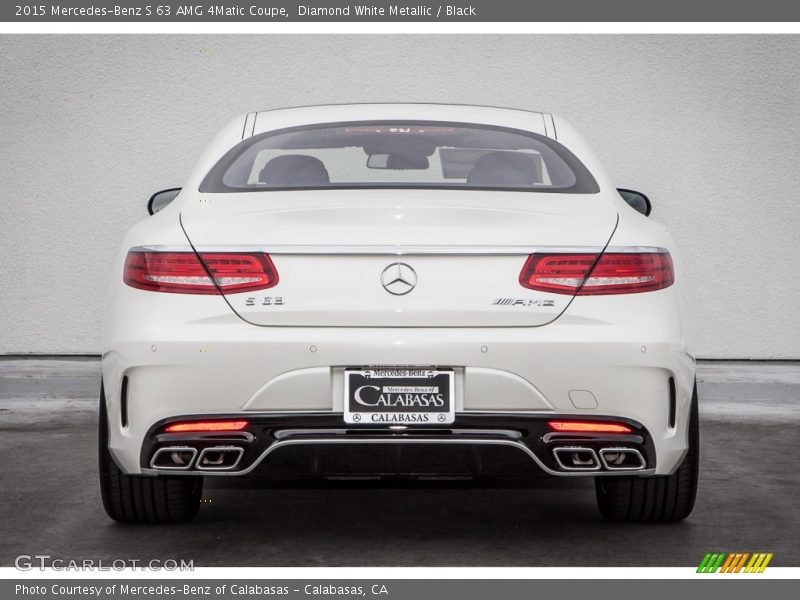Diamond White Metallic / Black 2015 Mercedes-Benz S 63 AMG 4Matic Coupe