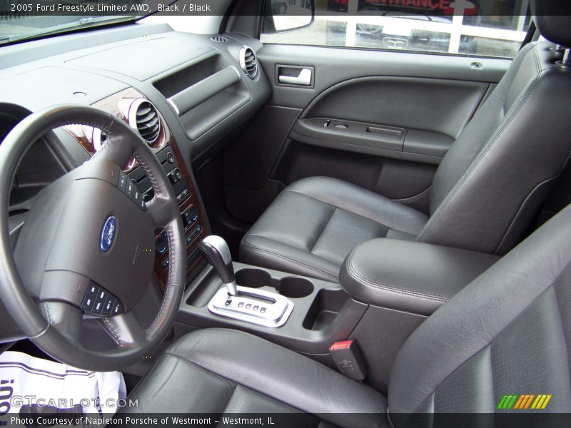 2005 Ford Freestyle Limited, Black Ebony / Black, Interior - 2005 Ford Freestyle Limited AWD