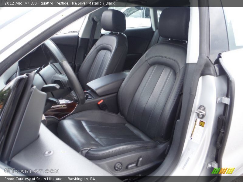 Front Seat of 2012 A7 3.0T quattro Prestige